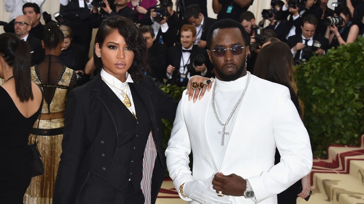 NEW YORK, NY - MAY 07: Cassie Ventura and Sean "Diddy" Combs attend the Heavenly Bodies: Fashion &amp; The Catholic Imagination Costume Institute Gala at The Metropolitan Museum of Art on Ma ...