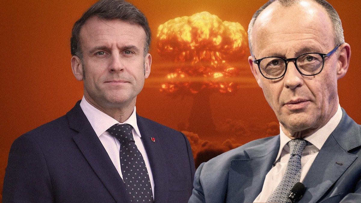 Emmanuel Macron et Friedrich Merz.