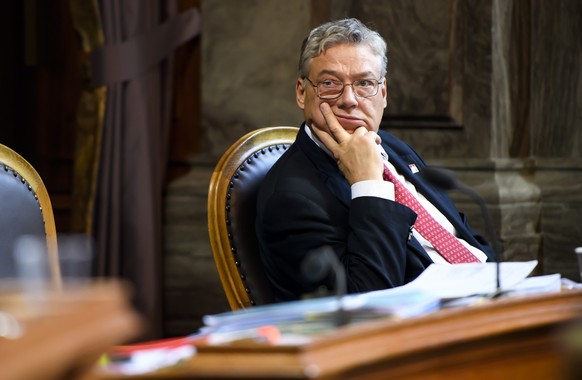 Filippo Lombardi, CVP-TI, fotografiert waehrend der Herbstsession der Eidgenoessischen Raete, am Dienstag, 17. September 2019 im Staenderat in Bern. (KEYSTONE/Anthony Anex)