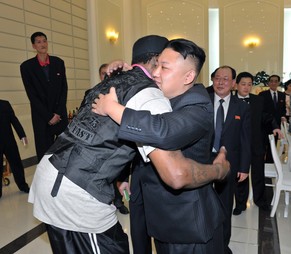 Können zusammen Pferde stehlen: Die BFFs Dennis Rodman und Kim Jong Un.