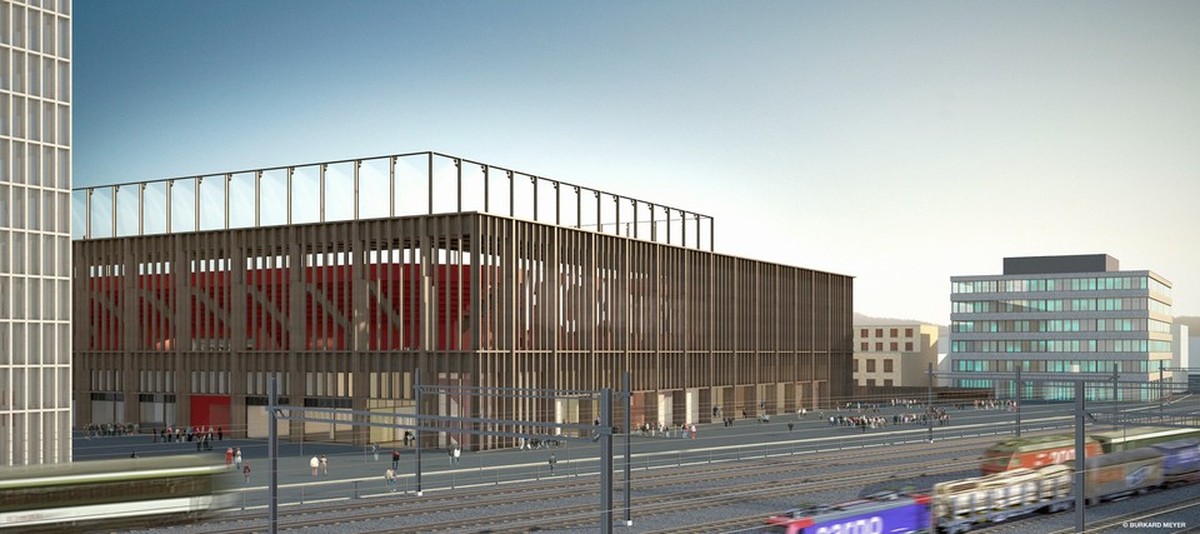 So soll das neue Stadion in Aarau aussehen.