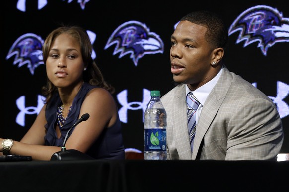 Ray Rice und seine Frau Janay Palmer.