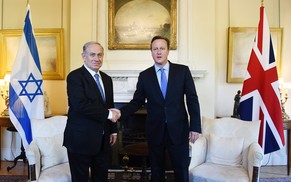 Israels Regierungschef Benjamin Netanyahu weilte am Donnerstag in London. Dort traf er mit dem britischen Premier David Cameron zusammen.