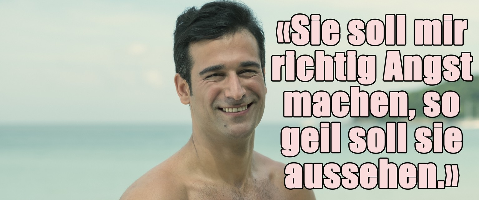 Sam wünscht sich die Bachelorette als furchterregende Medusa – allerdings in Schön.