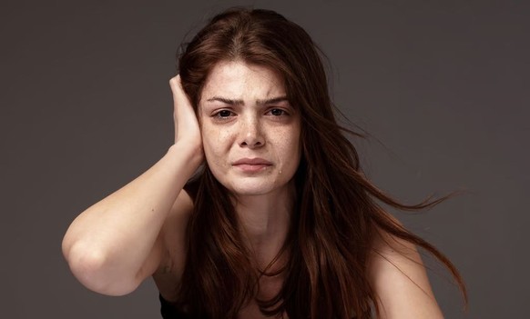 Schwer nachzumachen: So sieht die Mikroexpression Trauer aus.