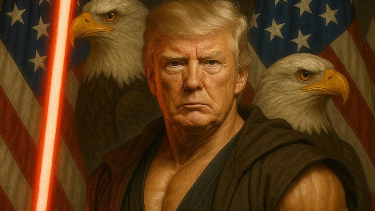 Donald Trump comme il se perçoit dans l'univers de Star Wars.