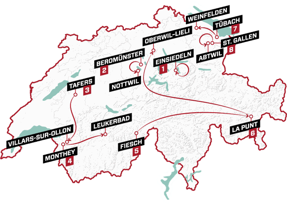 Tour de Suisse Strecke 2023