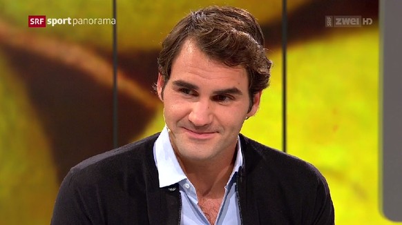 Roger Federer blickt im «Sportpanorama» optimistisch auf die Herausforderungen der kommenden Wochen und Monate.