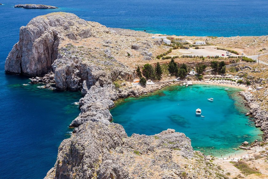 st pauls bay griechenland Natur in Herzform (Seen, Insel, Fels)