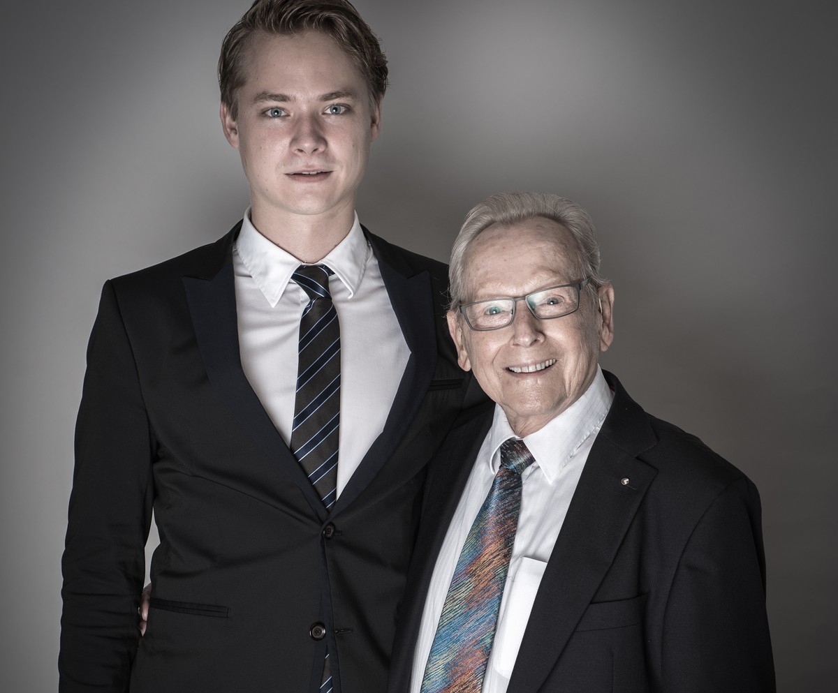 Die beiden Röbi Rapps, der Schauspieler und das Original.