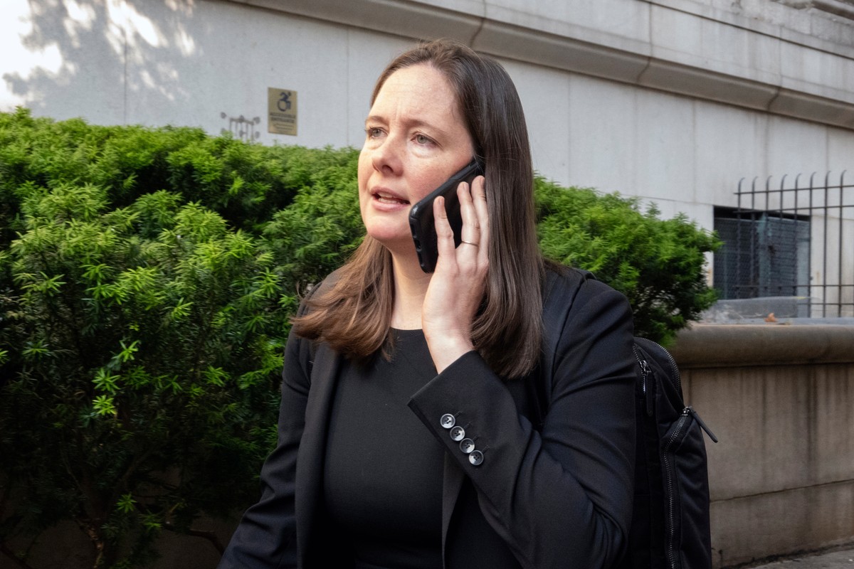FILE - Assistant U.S. Attorney Maurene Comey is outside court during the Sean "Diddy" Combs' sex trafficking trial, June 3, 2025. (AP Photo/Ted Shaffrey, File)
Justice Department Mauren ...