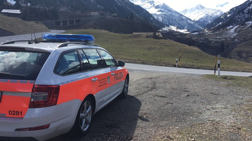 Kantonspolizei Graubünden, Patrouillenfahrzeug. (Symbolbild)