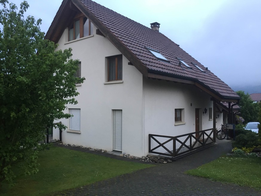 Das Haus des mutmasslichen Täters in Rupperswil.