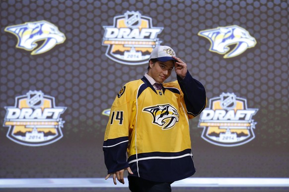 Kevin Fiala wurde als Elfter bei den Drafts von den Nashville Predators gezogen.