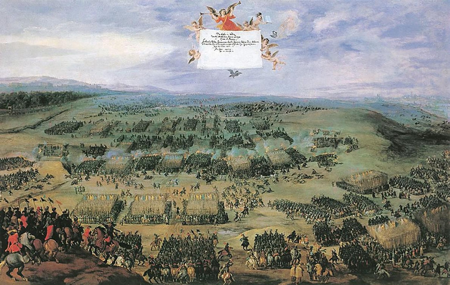 Die Schlacht am Weissen Berg, Gemälde von Peter Snayers, 1620.
https://commons.wikimedia.org/wiki/File:Schlacht_am_Wei%C3%9Fen_Berg_C-K_063.jpg