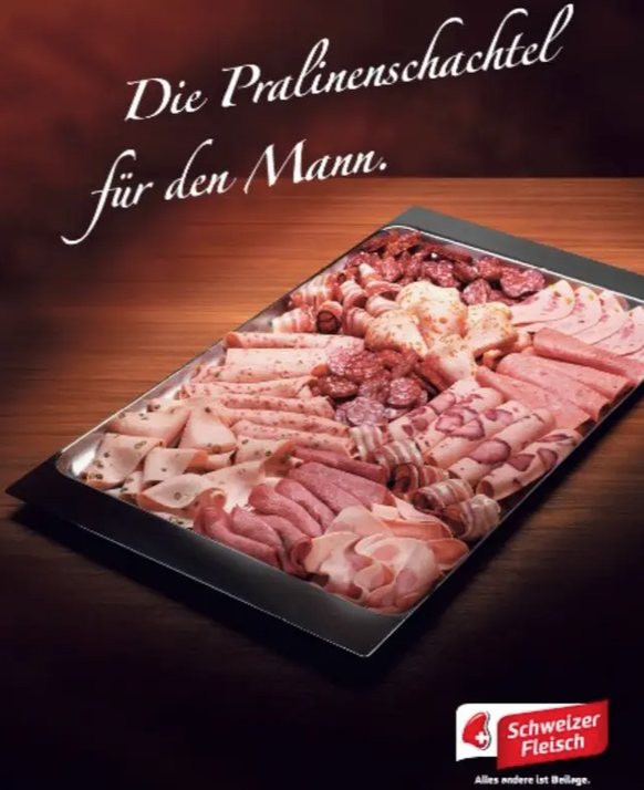 So warb Proviande vor einigen Jahren für Schweizer Fleisch.