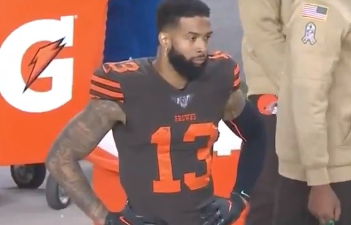Der Saisonverlauf der Cleveland Browns steht Odell Beckham Jr. ins Gesicht geschrieben.