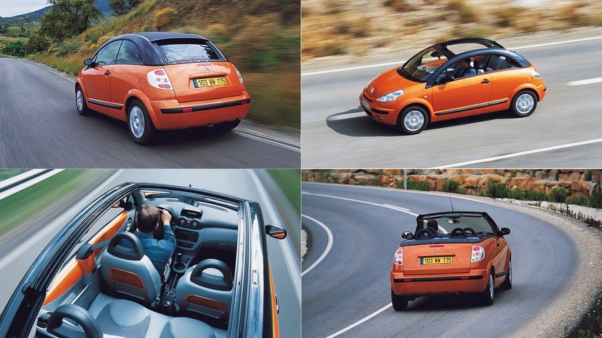 Citroen C3 Pluriel auto design cabriolet 
https://www.topgear.com/car-reviews/c3-pluriel/first-drive