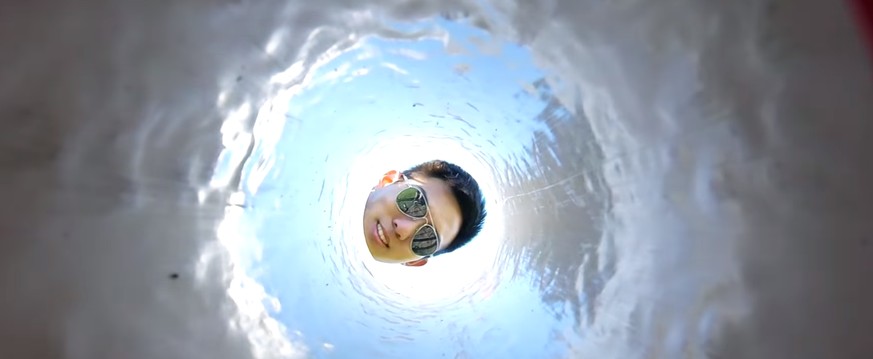 Du wolltest schon immer eine GoPro-Kamera in den Himmel schiessen? Voilà!