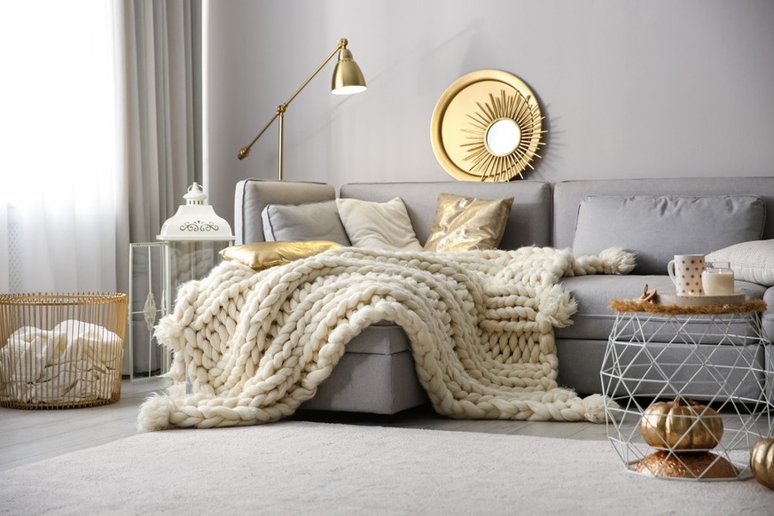 Soft pillows and blankets are essential in winter.