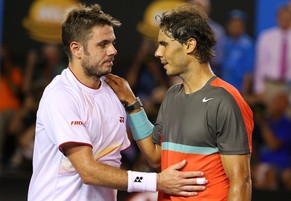 Kennen sich gut: Stan Wawrinka und Rafael Nadal.