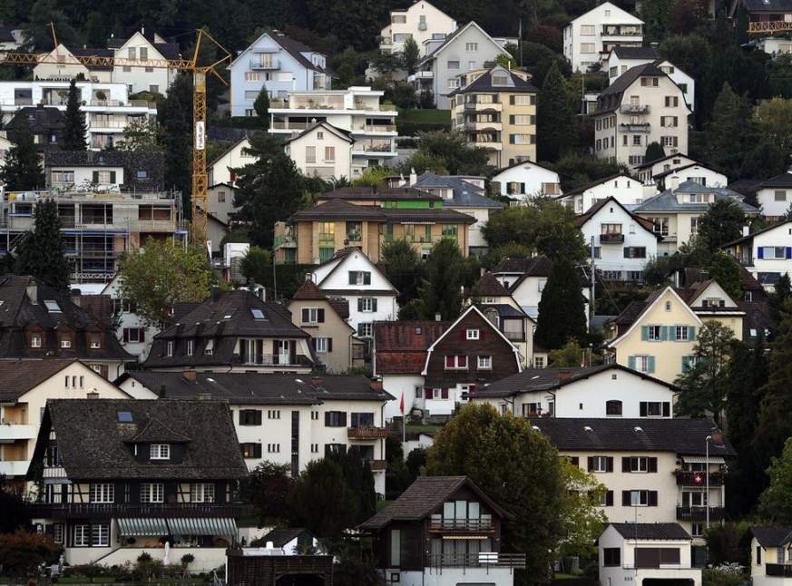 Der Risikoindex des Hypothekenvermittlers Moneypark zeigt ein mittleres Risiko einer Blasenbildung am Immobilienmarkt. (Archivbild)