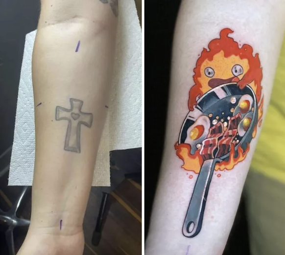Aus hässlichem Tattoo wird schönes Tattoo: Die besten Cover-ups