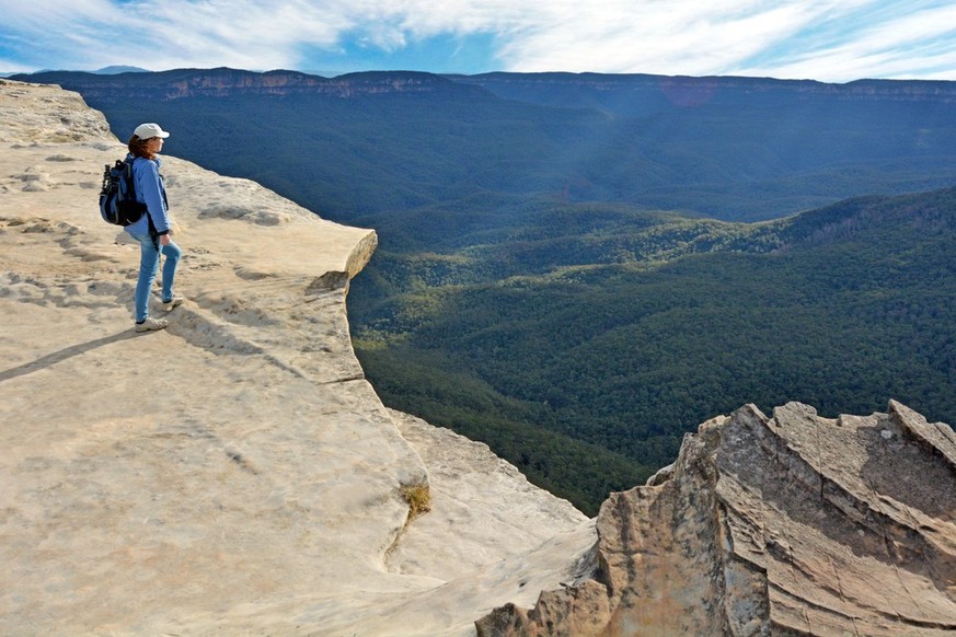 Lincoln's Rock Australien Massentourismus Overtourism Blue Mountains National Park