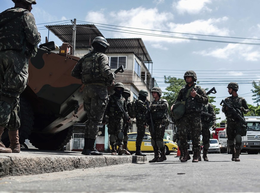 Die Polizei im Favela-Einsatz.