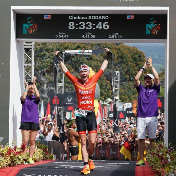 American Chelsea Sodaro winner the Hawaii Ironman women s triathlon race, Thursday 06 October 2022, in Kailua, Kona, Hawaii, USA. DAVIDxPINTENS PUBLICATIONxNOTxINxBELxFRAxNED x46410454x