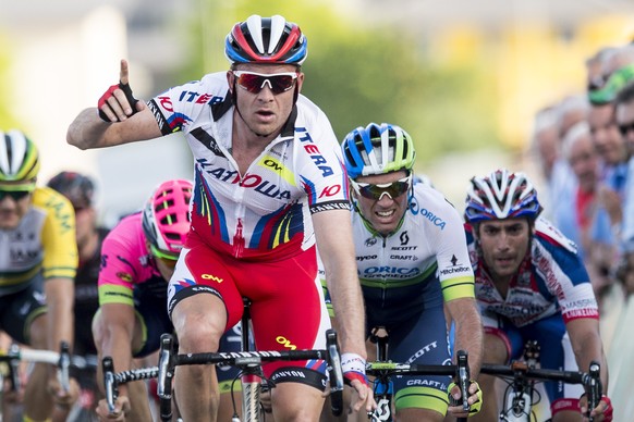 Alexander Kristoff stellte seine gute Form mit dem Sieg am GP von Gippingen am Donnerstag unter Beweis.