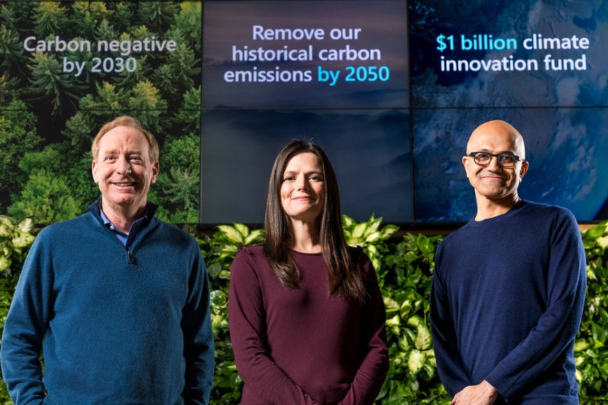 Microsoft ist seit 2012 CO2-neutral. Nun geht der Techkonzern einen grossen Schritt weiter.
