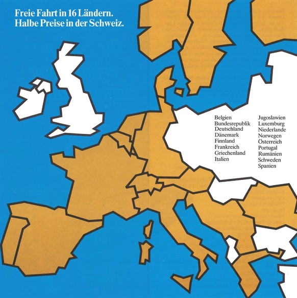 Quer durch Europa: Broschüren bewerben die Vielfalt der Destinationen.