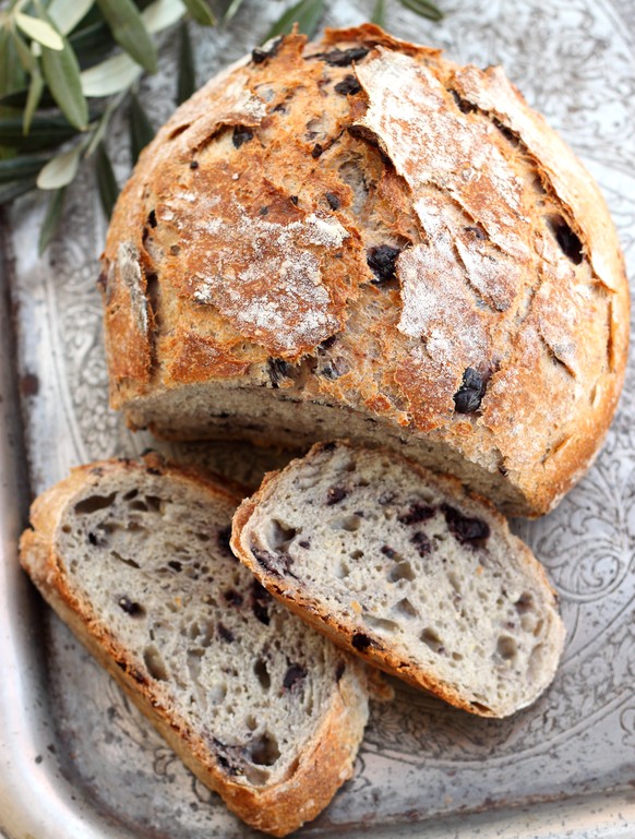 Und nein, das ist nicht «nur Brot», sondern Olivenbrot!