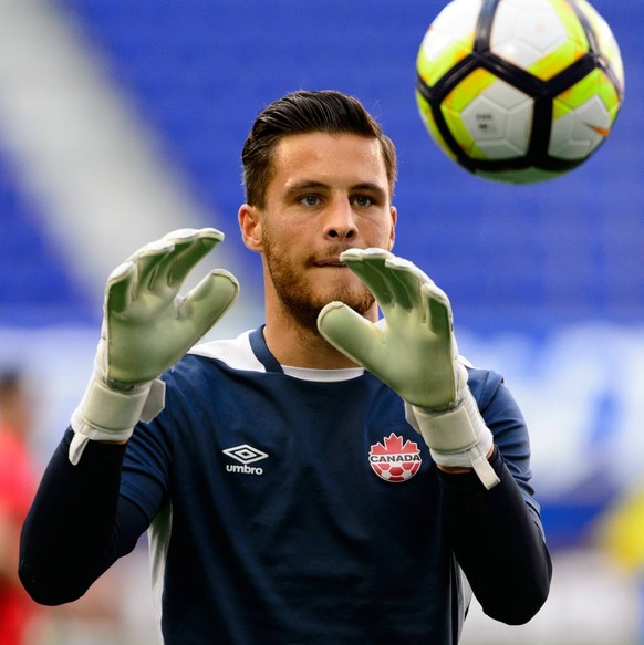 July 7, 2017 - Harrison, New Jersey, United States - Harrison, NJ - Friday July 07, 2017: Jayson Leutwiler during a 2017 CONCACAF Gold Cup Group A match between the men s national teams of French Guia ...