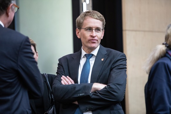 epa07103903 Prime Minister of Schleswig-Holstein, Daniel Guenther, at the German Bundesrat (Federal Council) in Berlin, Germany, 19 October 2018. Prime Minister of Schleswig-Holstein, Daniel Guenther, ...