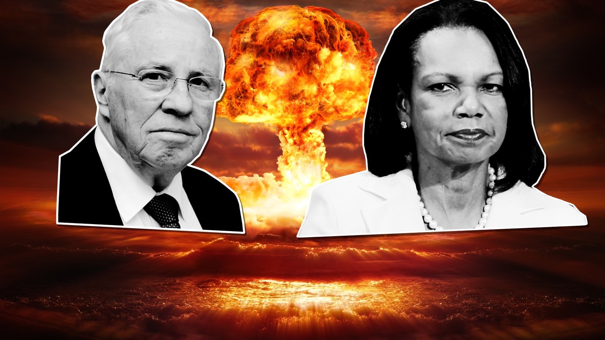 Christoph Blocher, Condoleezza Rize und die Atombombe