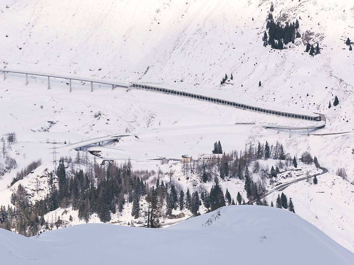 La route du col du Gothard est ferm