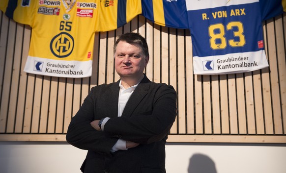 Der Verhandlungspartner von Arno Del Curto: HCD-Präsident Gaudenz Domenig.