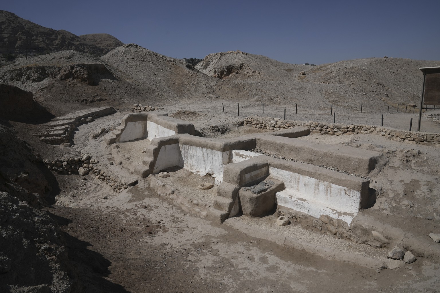 Tell es-Sultan archaeological near Jericho, West Bank, site is seen Sunday, Sept. 17, 2023. A U.N. conference voted Sunday to list the site as a World Heritage Site in Palestine, a decision likely to  ...