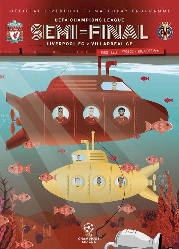 Liverpool Villarreal Matchprogramm