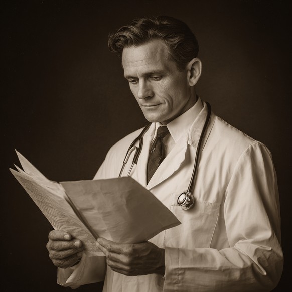 So könnte der deutsche Doktor ausgesehen haben (KI-Symbolbild).