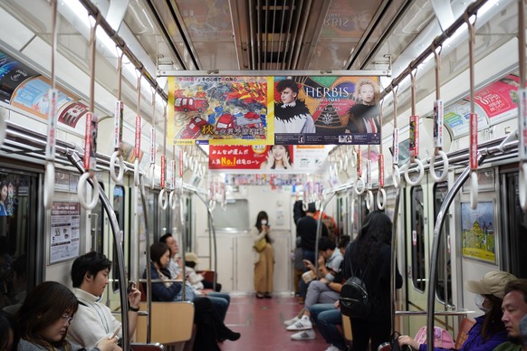 The subway in Kobe, Japan.