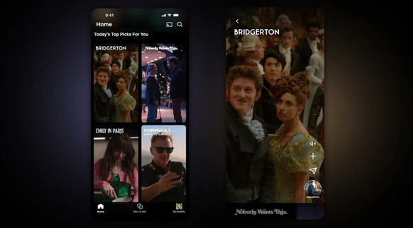 Hochkantvideos gibt es jetzt auch bei Netflix.