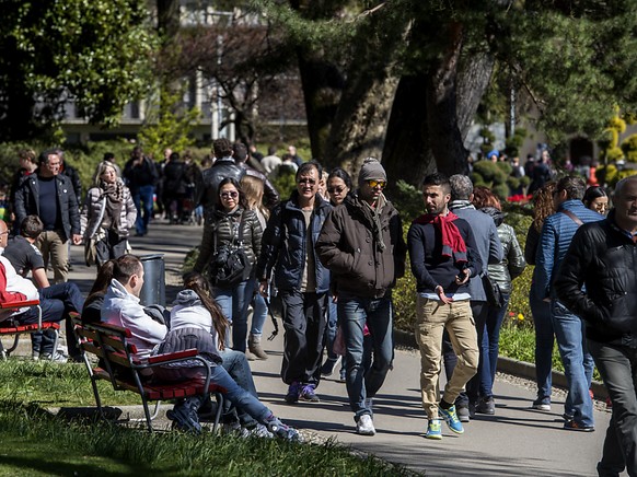 Bild aus vergangenen Zeiten: Der Park Giani in Lugano bleibt bis mindestens Ende Monat geschlossen.