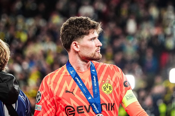 Gregor Kobel Borussia Dortmund, 01 ENG, Borussia Dortmund vs. Real Madrid, Fussball, Champions League, Finale, Saison 2023/2024, 01.06.2024 ENG, Borussia Dortmund vs. Real Madrid, Fussball, Champions  ...