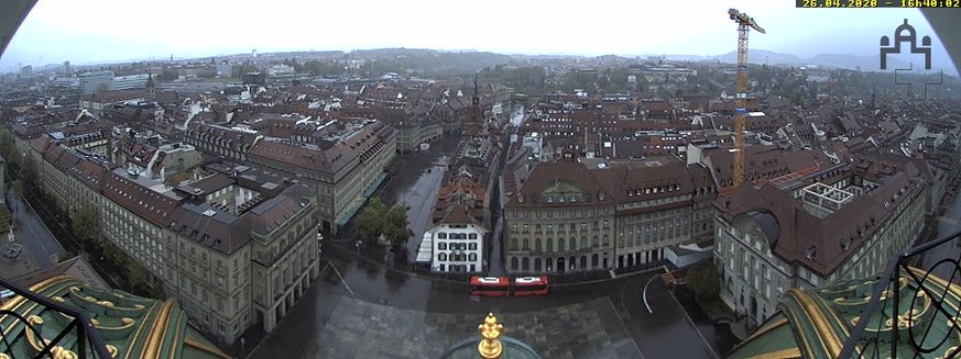 In Bern gab es am Nachmittag bereits erste Regengüsse.