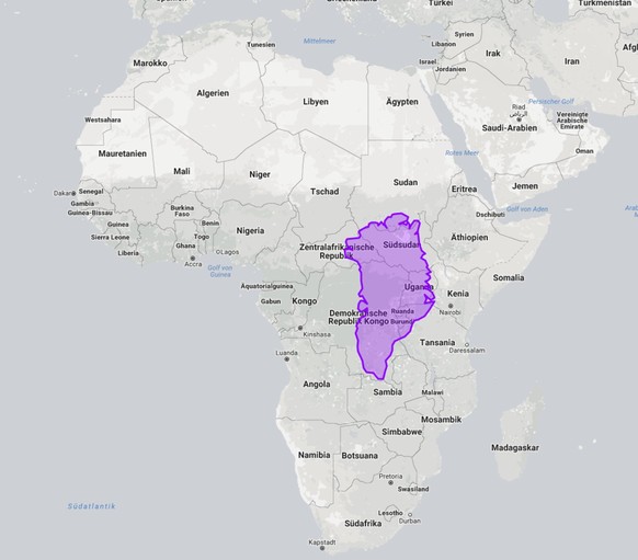 Tatsächlich ist Grönland im Vergleich zu Afrika ein Zwerg.