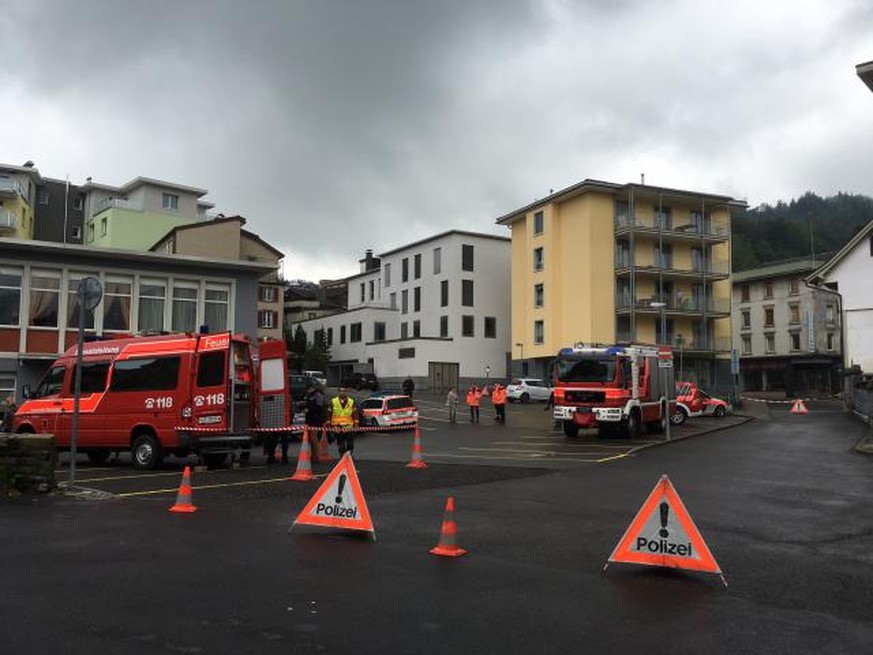 Bombenalarm mitten in Einsiedeln.