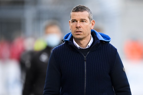 Vaduz&#039; Cheftrainer Mario Frick im Fussball Super League Spiel zwischen dem FC Vaduz und den BSC Young Boys, am Sonntag, 24. Januar 2021, im Rheinpark Stadion in Vaduz. (KEYSTONE/Gian Ehrenzeller)